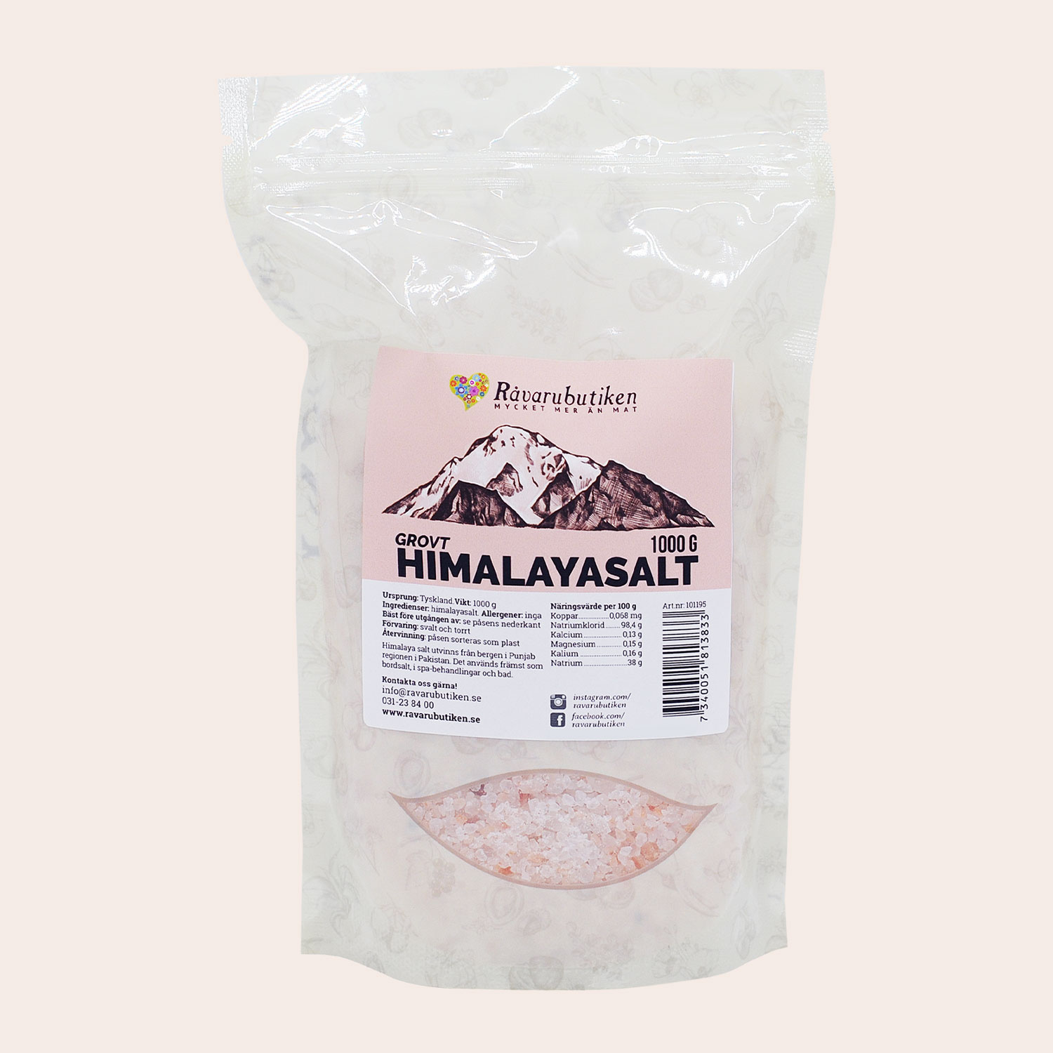 Himalayasalt Grovt 1kg