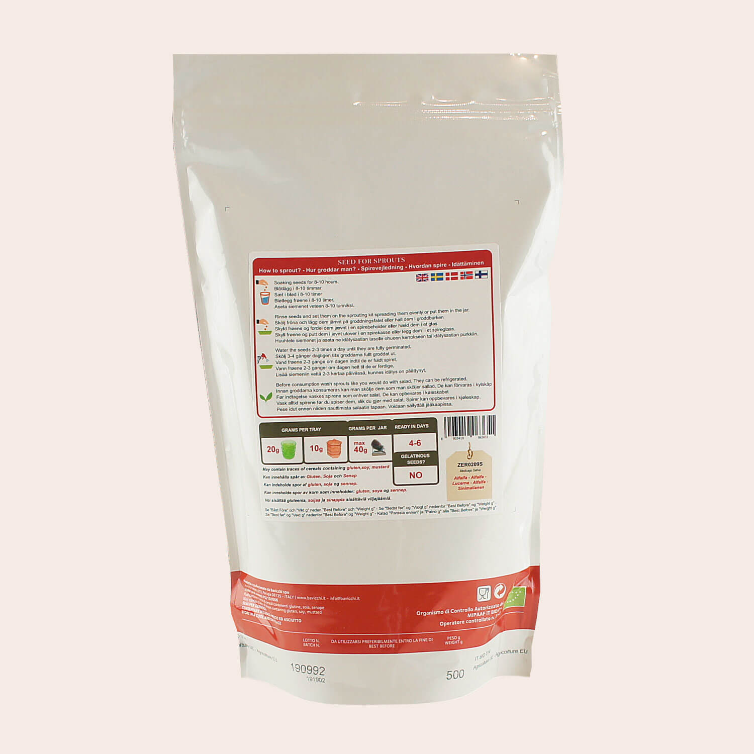 GEO Alfalfafrö EKO 500g