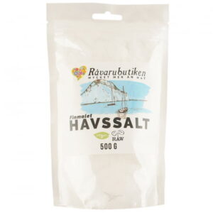 Havsalt Finmalet Grekland RAW 500g