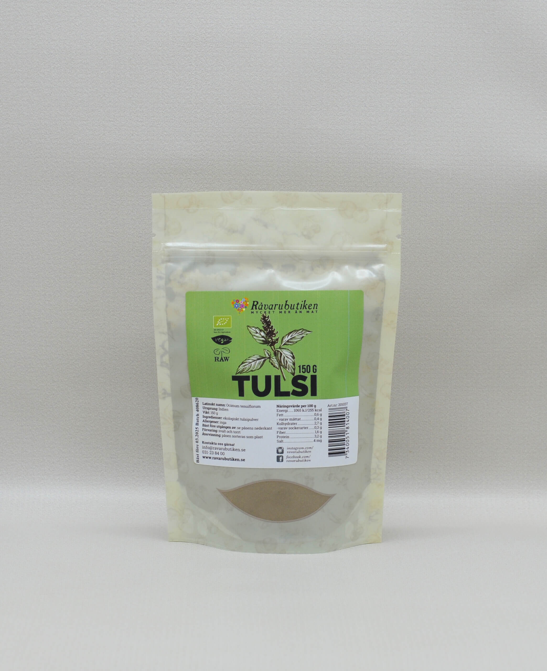 Tulsipulver EKO 150g