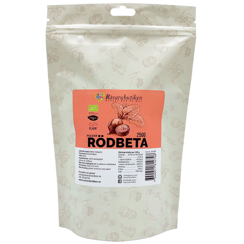 Rödbetspulver EKO 250g