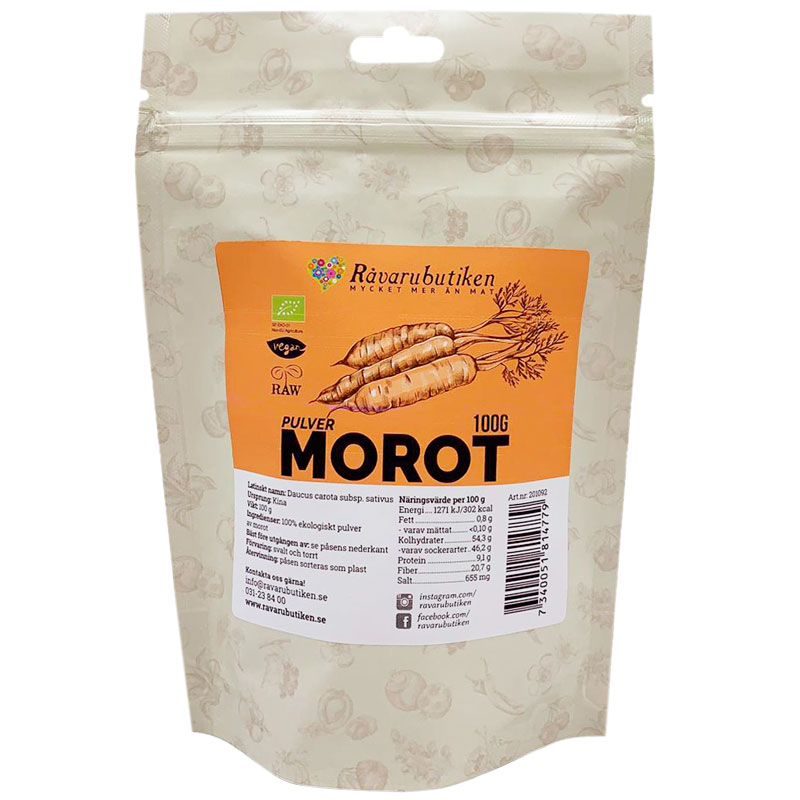 Morotpulver EKO 100g
