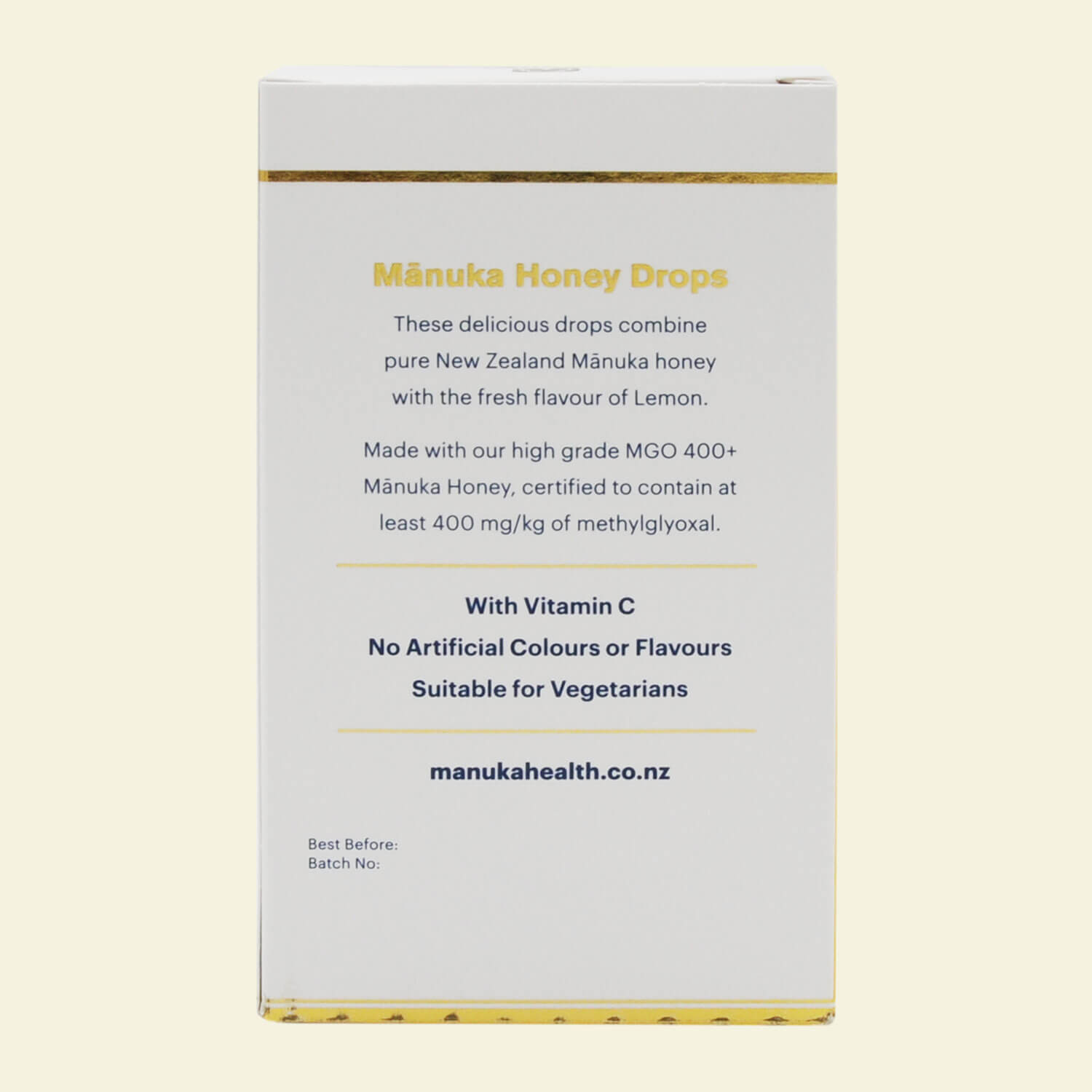 Manuka Health MGO 400+ Sugtabletter Citron 15st