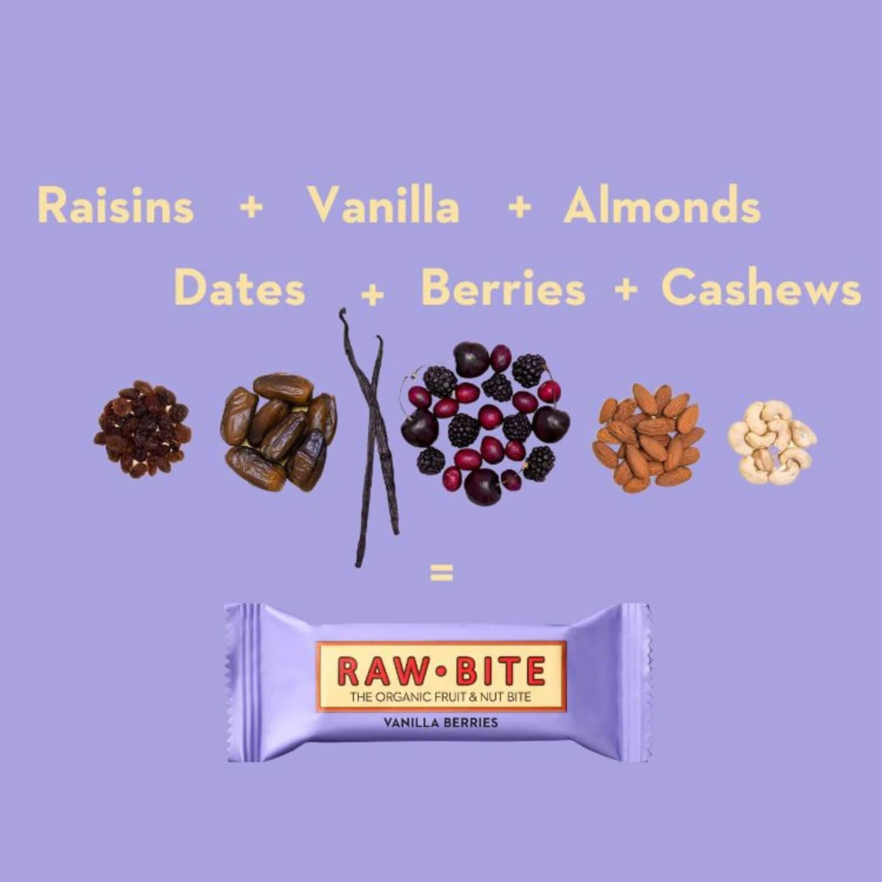 Rawbite Vanilla Berry EKO 50g