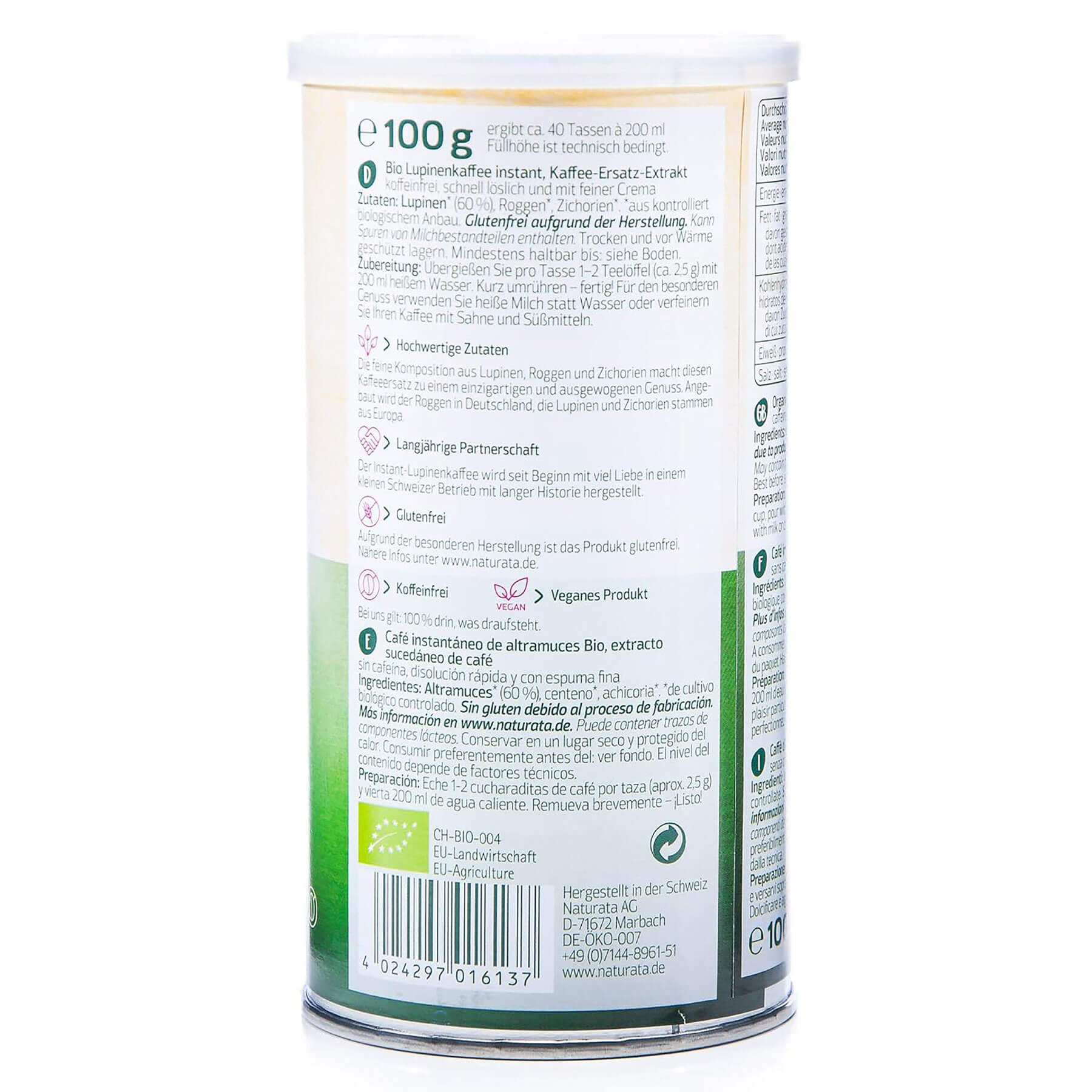Naturata Lupinkaffe Instant EKO 100g