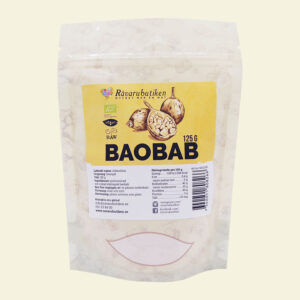 Baobab Fruktpulver RAW&EKO 125g