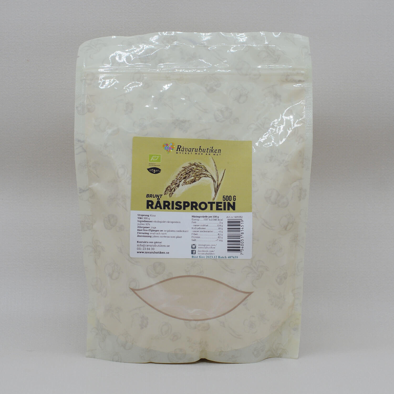 Risprotein Brunt EKO 500g