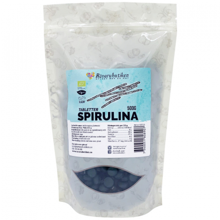 Spirulinatabletter RAW&EKO 500g