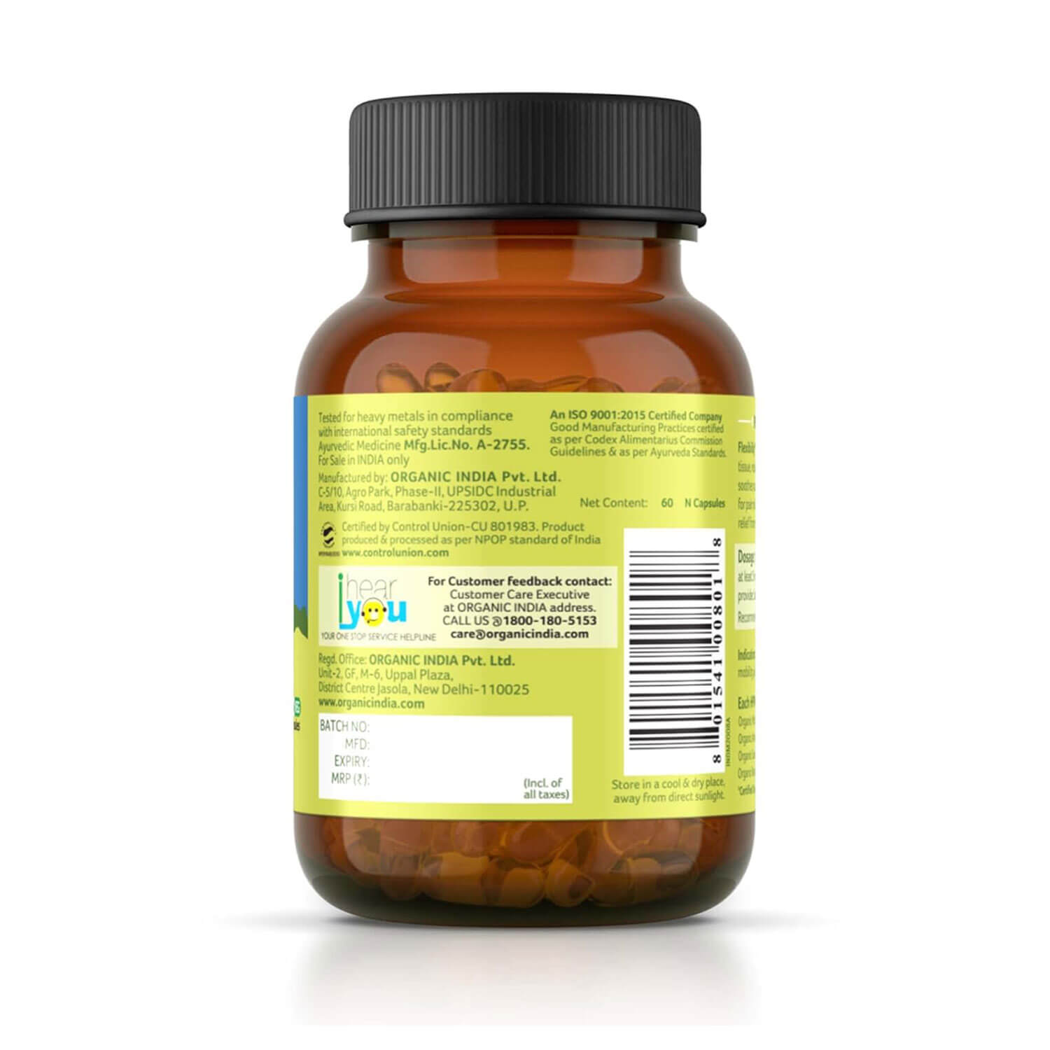 Organic India Flexibility EKO 90 kapslar