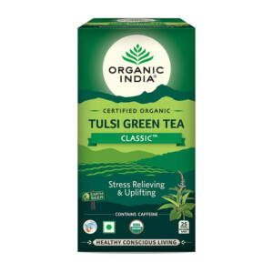 Organic India Tulsi Grönt Te EKO 25 tepåsar