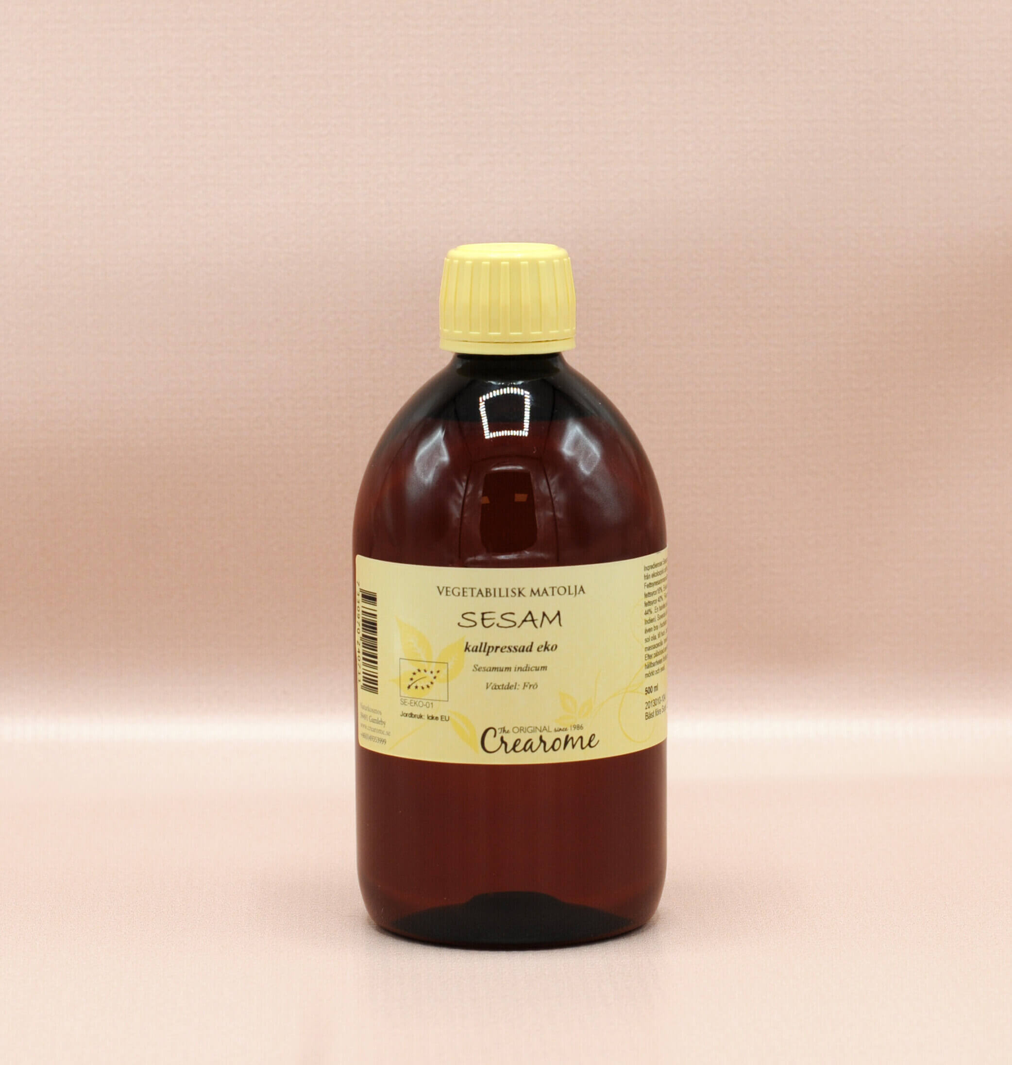 Crearome Sesamolja Kallpressad EKO 500ml
