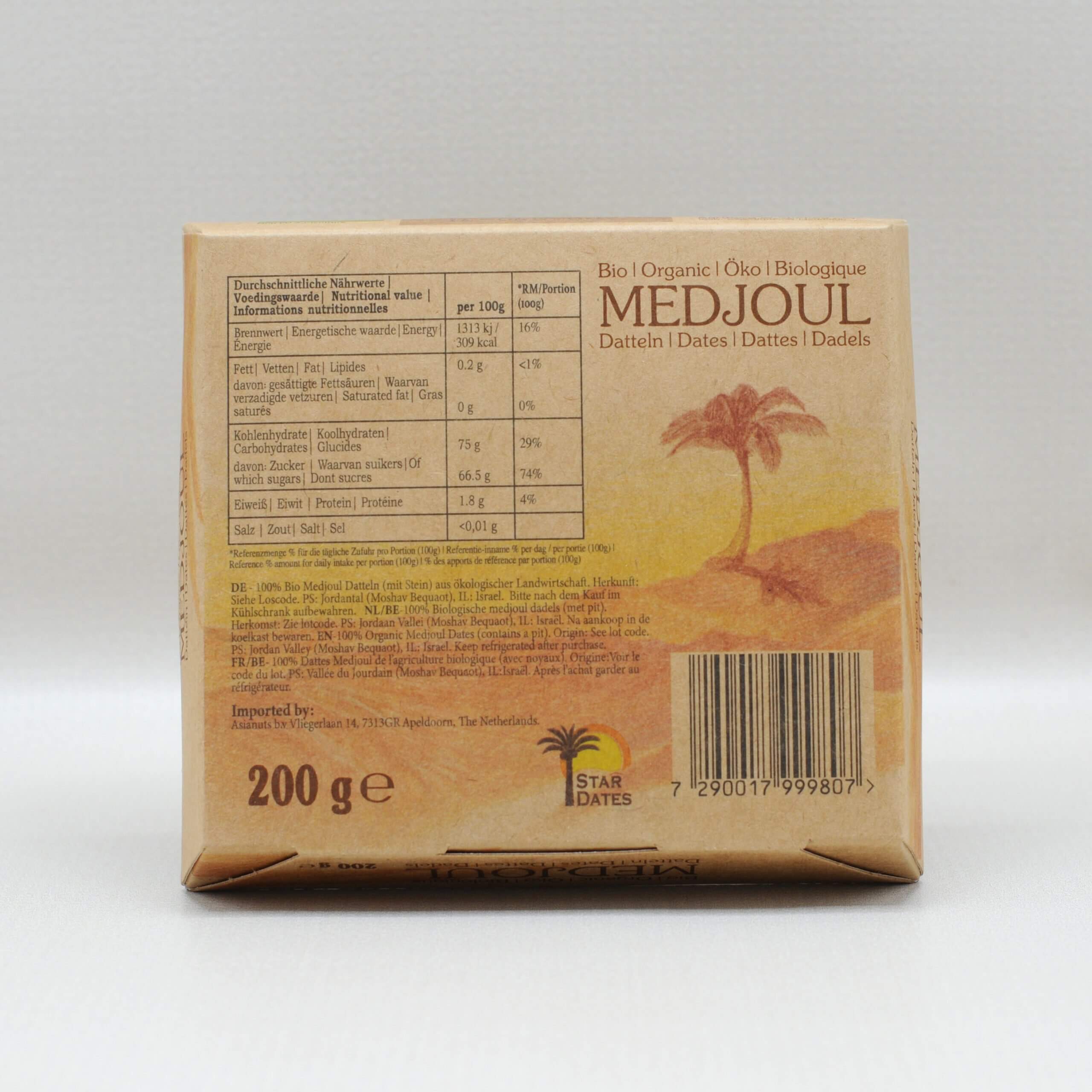 Dadlar Medjool Raw&Eko 200g