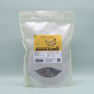 Banan Kuber Torkad med Bananmjöl EKO 500g