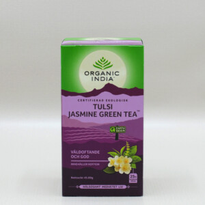 Organic India Tulsi Jasmine Grön Te EKO 25 tepåsar