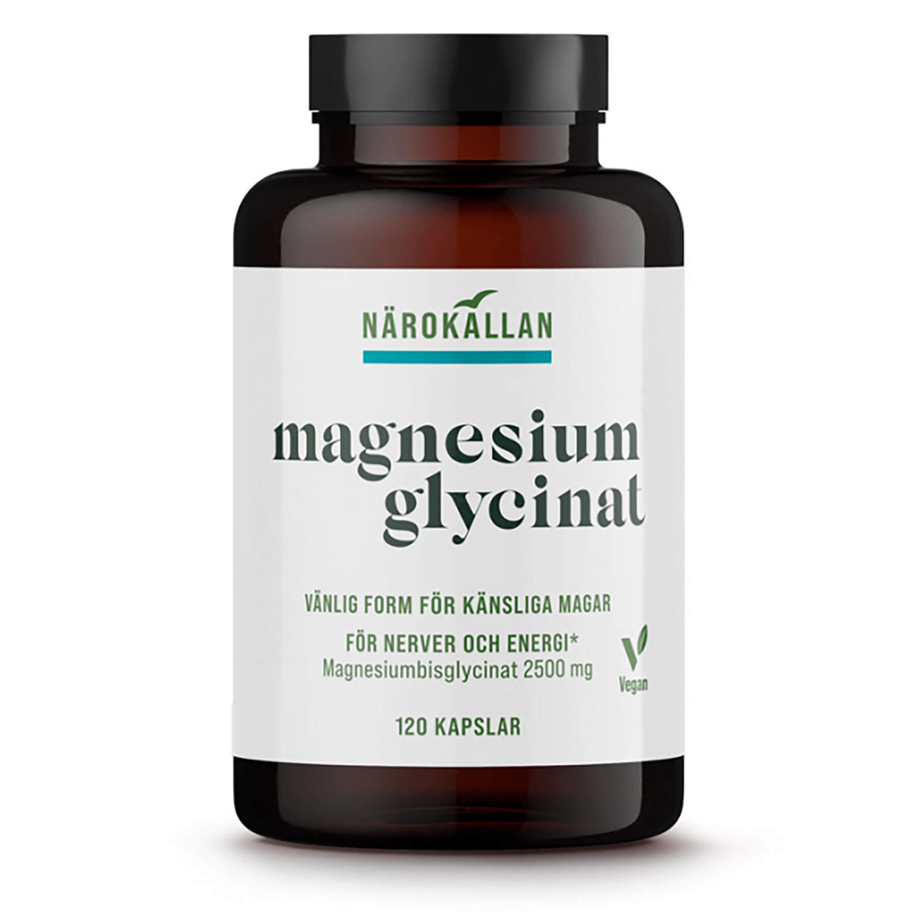 Närokällan Magnesiumglycinat 120 kapslar