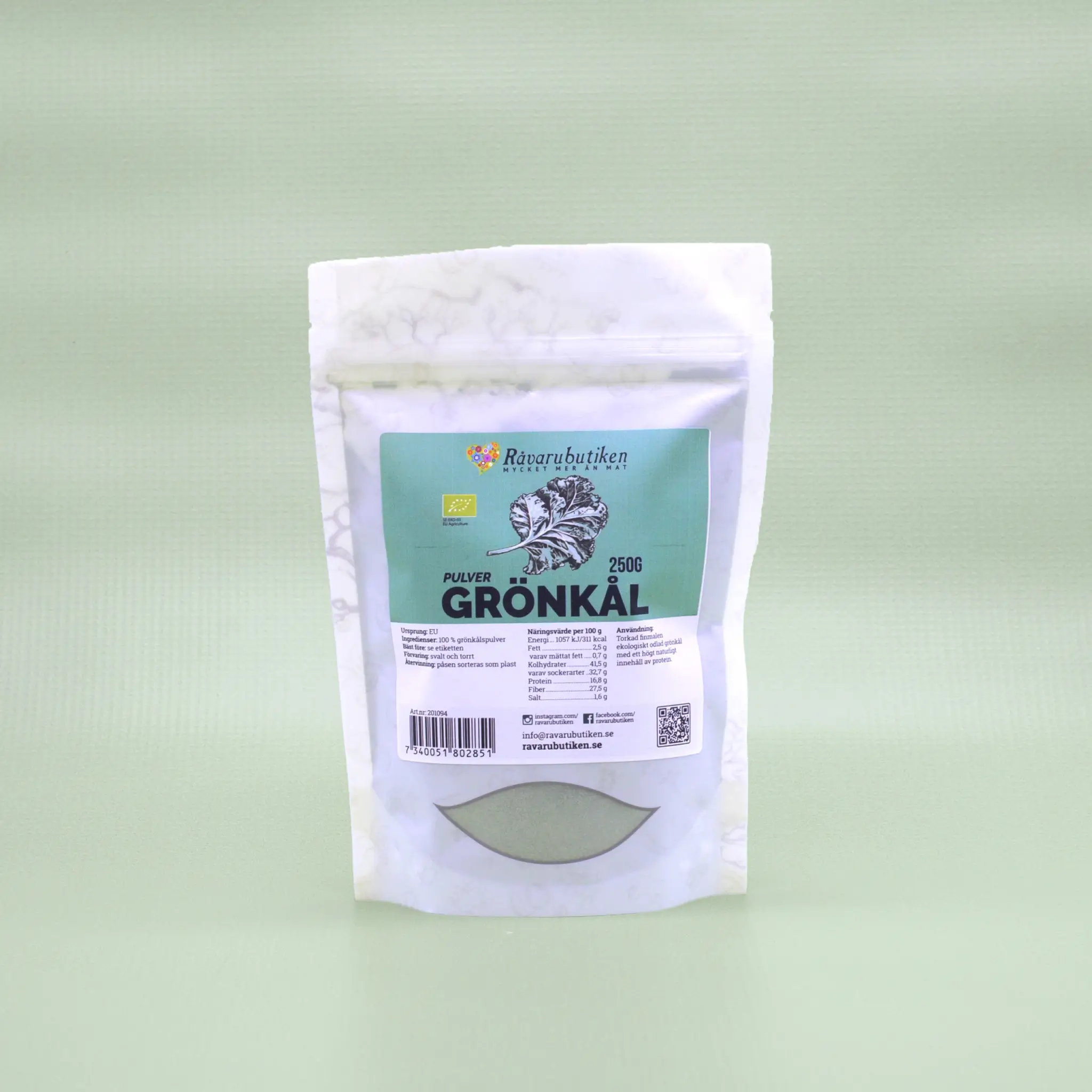 Grönkålspulver EKO 250g