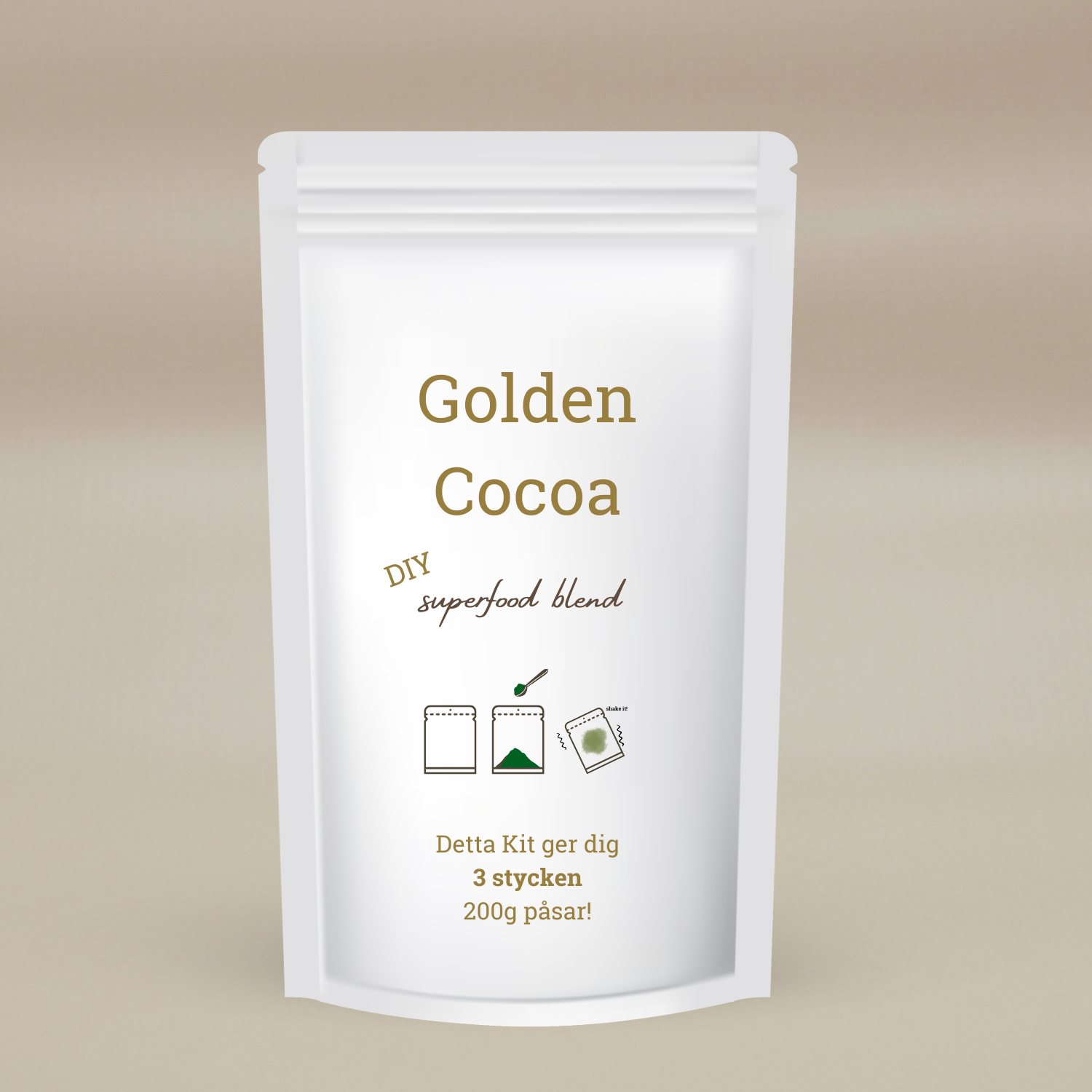 Golden Cocoa DIY superfood blend