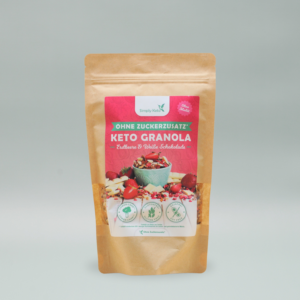 Simply Keto Granola Jordgubb 200g