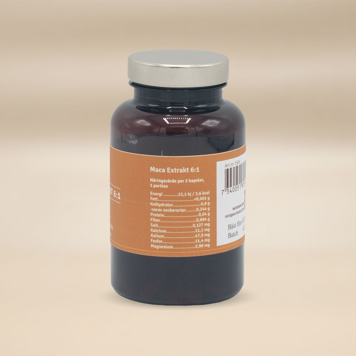 Mother Earth Macapulverextrakt 6:1 500mg 100 tabletter - Bild 3