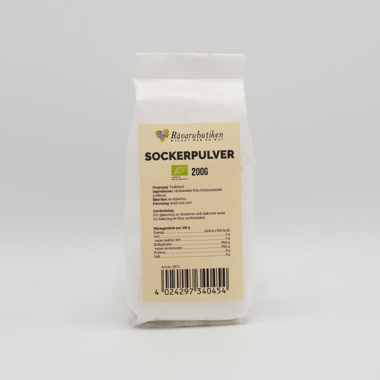 Sockerpulver EKO 200g
