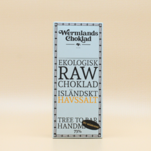 Wermlandschoklad Isländskt Havssalt RAW&EKO 50g