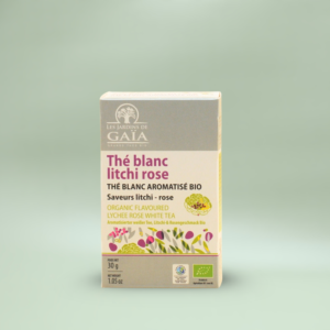 Les Jardins de Gaïa Flavoured White Tea Tepåsar 20st