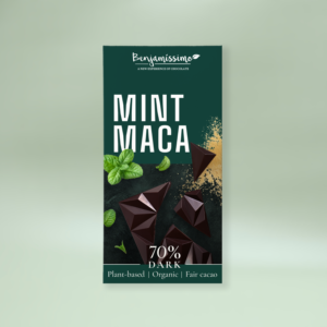 Benjamissimo Mörk 70% Mint & Maca EKO 60g
