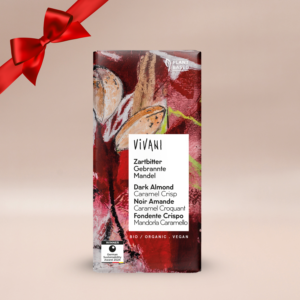 Vivani Mörk Karamelliserade Mandlar EKO 80g