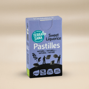 Terra Sana Liquorice Pastilles Natur EKO&VEGAN 25g