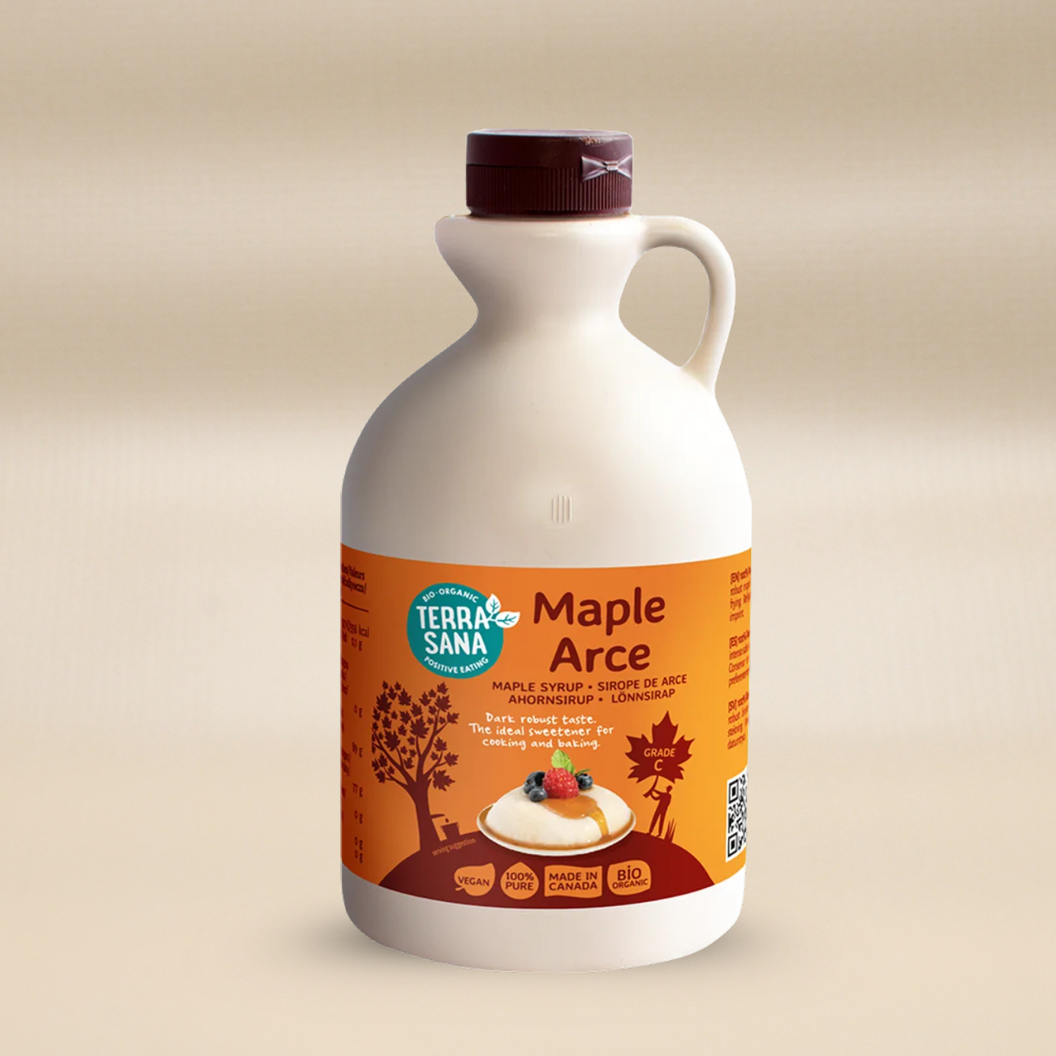 Terra Sana Maple Syrup 100% Grade C EKO&VEGAN 1L
