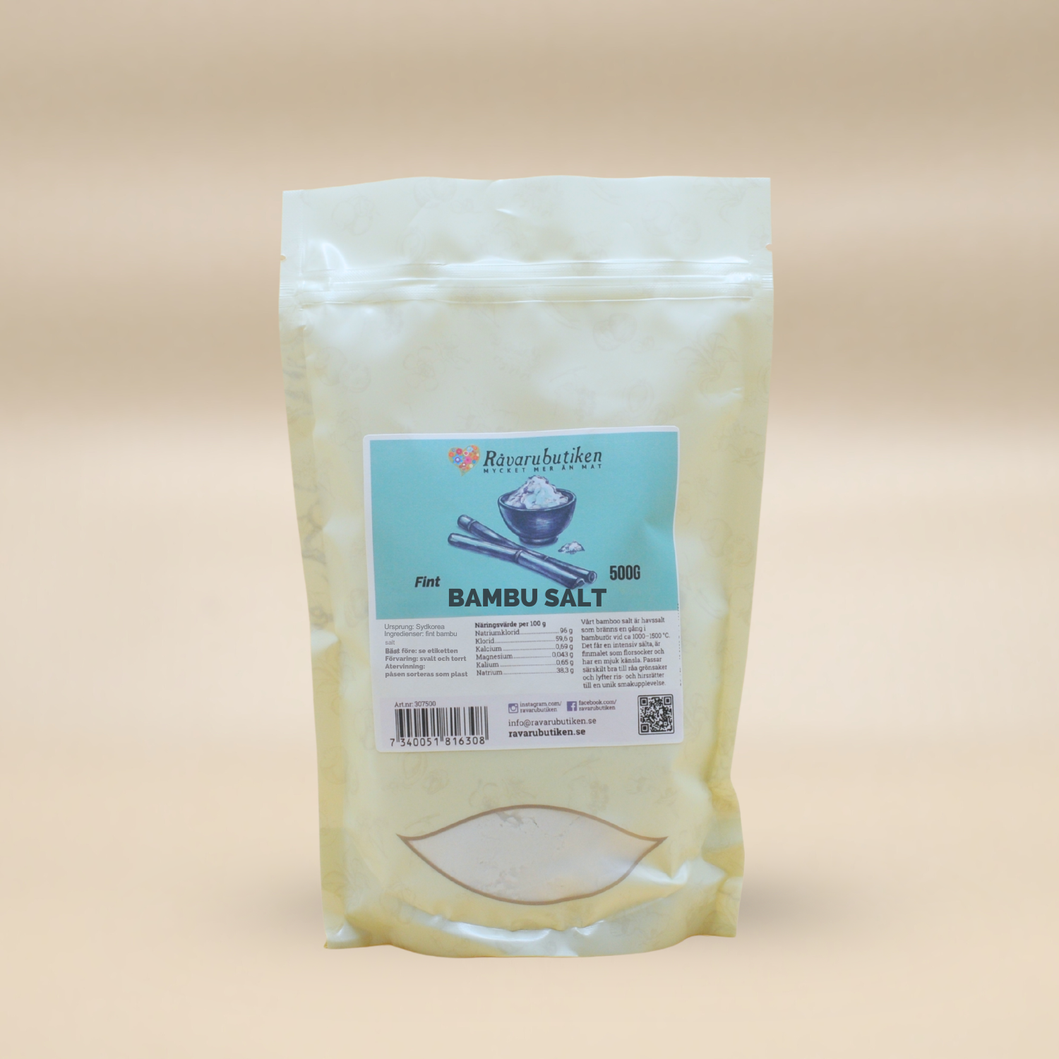 Bambu Salt Fint 500g