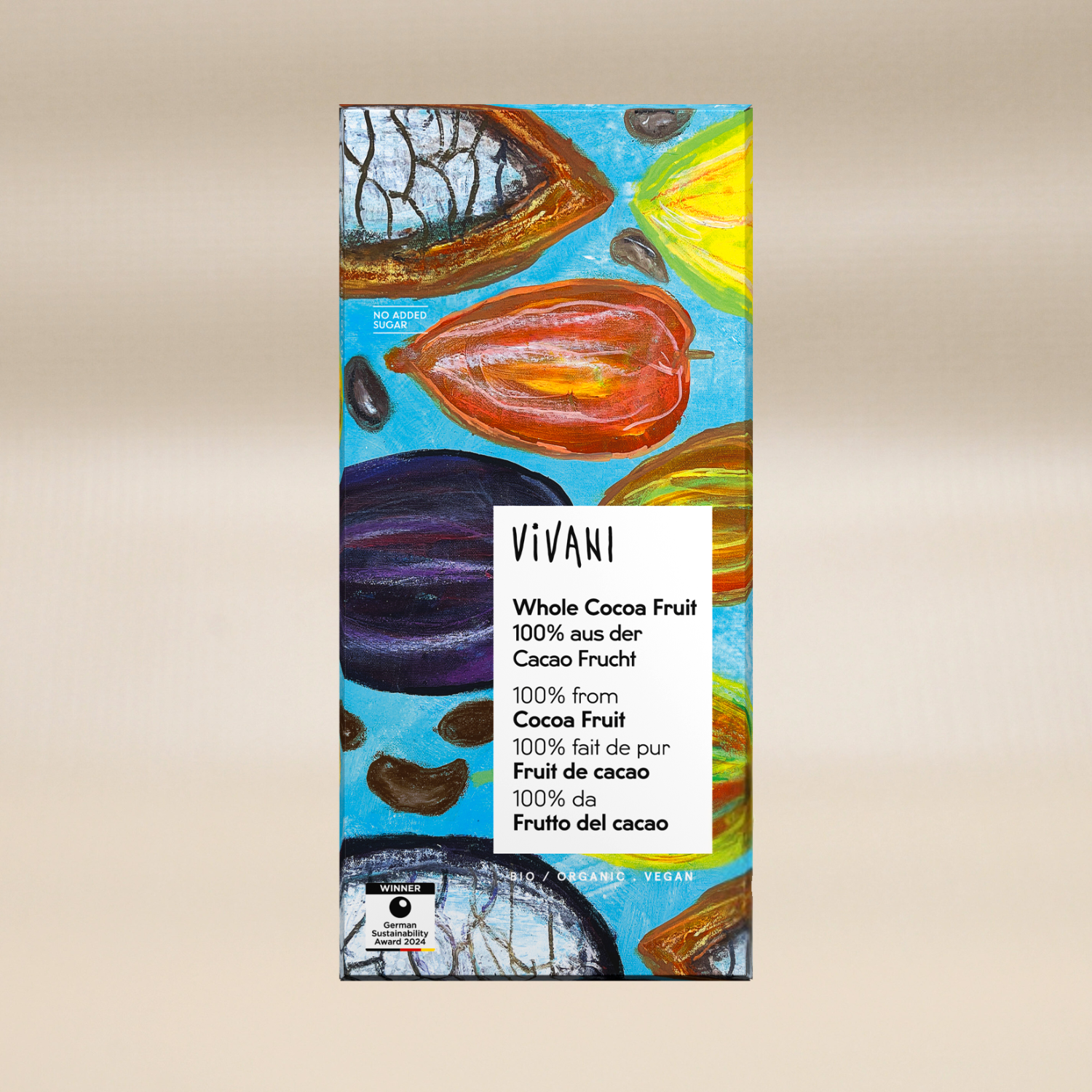 Vivani Hel Kakaofrukt 100% EKO 80g